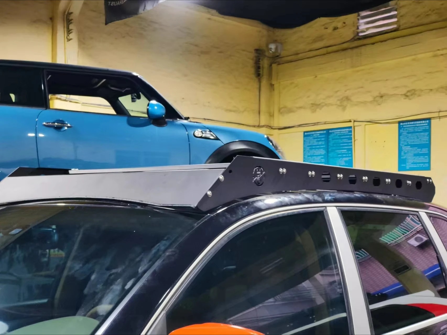 New Black Carbon Steel Material  955 Heavy Duty Sun Visor Roof Rack Modification Replacement Part